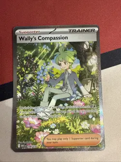 Wally's Compassion TCG Pokemon Card 186/132 Mega Evaluations - Image 1
