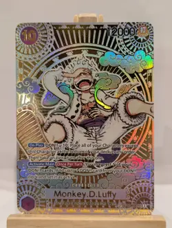 Golden Gear 5 Monkey D Luffy Custom Card Proxy Textured OP05-119 High Quality - Image 1