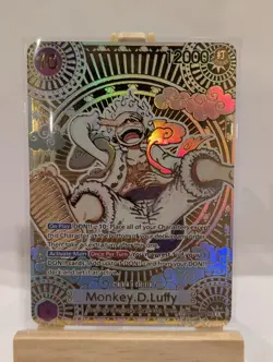 Golden Gear 5 Monkey D Luffy Custom Card Proxy Textured OP05-119 High Quality - Image 4