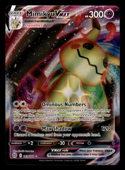 Mimikyu VMAX 069/172 Ultra Rare Brilliant Stars Pokemon Card - Image 1