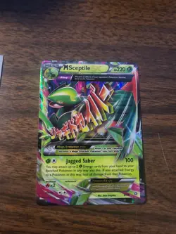 Pokemon TCG Mega M Sceptile EX 8/98 Ancient Origins 2015 Full Art Holo Card - Image 1