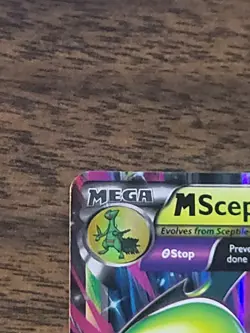 Pokemon TCG Mega M Sceptile EX 8/98 Ancient Origins 2015 Full Art Holo Card - Image 2
