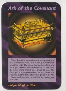 Ark of the Covenant INWO Illuminati New World Order Card Game Unlimited Rare - Image 1