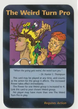The Weird Turn Pro INWO Illuminati New World Order Card Game Limited Common - Image 1