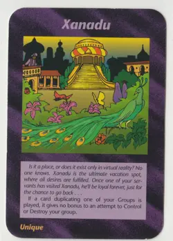 Xanadu INWO Illuminati New World Order Card Game Unlimited Common - Image 1
