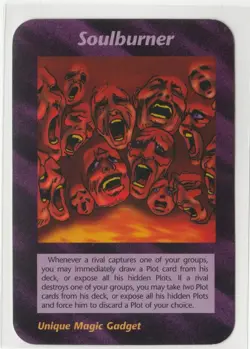Soulburner INWO Illuminati New World Order Card Game Unlimited Rare - Image 1