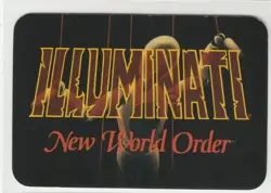 Power Satellite INWO Illuminati New World Order Card Game Assassins Uncommon - Image 2