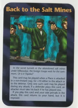 Back to the Salt Mines INWO Illuminati New World Order Card Game Assassins - Image 1