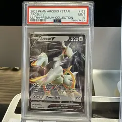 Pokemon TCG Arceus V 122/172 - Metal Card - Ultra Premium Collection PSA 9 - Image 1