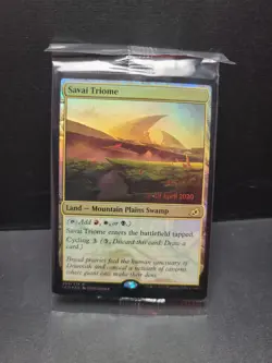 Savai Triome - Foil Prerelease Promo MTG - Ikoria - NM Sealed - Image 1