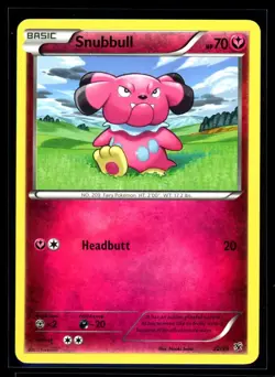 2013 XY - Kalos Starter Set Snubbull #22 Non Holo Pokemon Card - Image 1