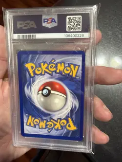 PSA 9 Pikachu 58/102 Red Cheeks Shadowless Base Set 1999 Pokemon Card - Image 5