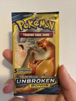 1 x Pokemon - Unbroken Bonds ( 3 Card ) Booster Pack - RANDOM ARTWORK 🔥🔥 - Image 1