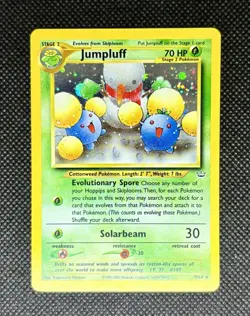 2001 Jumpluff Holo LP- Neo Revelations 9/64 Rare Vintage Pokemon Card TCG - Image 1