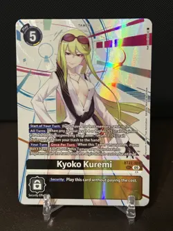 Digimon Card Game Kyoko Kuremi BT22-101 SEC Cyber Eden - Image 1
