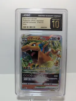 Charizard VSTAR Pokemon Card CGC 10 Pristine Japanese 014/172 Holo - Image 1
