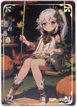 ❤NAHIDA - Goddess Story ANIME WAIFU Card YISISANTAN 3 - SP-32 GENSHIN IMPACT - Image 1