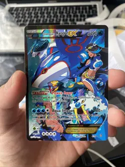 Pokemon Card - Team Aqua's Kyogre EX Double Crisis 6/34 Ultra Rare LP - Image 1