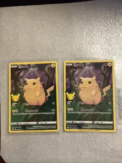 Pokemon Pikachu TCG Celebrations Card 005/025 NM/Mint Pack Fresh - Image 1