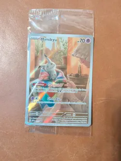 Mimikyu 075 SEALED Promo Paldean Fates Promo Card ETB - Image 1