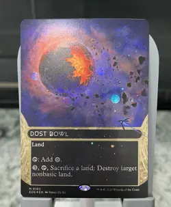 MTG Dust Bowl (0102) (Borderless) (Galaxy Foil) - Image 1