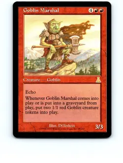 Goblin Marshal Rare Urza's Destiny #85 MTG NoPlay NM+ - Image 1