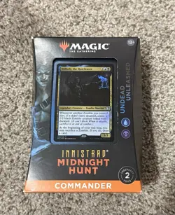 Undead Unleashed Innistrad Midnight Hunt Commander Deck MTG Magic the Gathering 630509987153 - Image 1