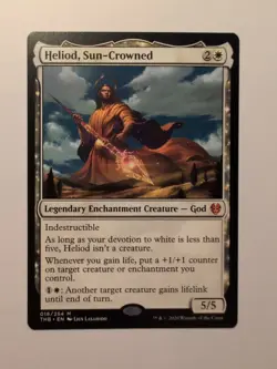 Heliod Sun-Crowned, Theros Beyond Death, Magic the Gathering, Rare, NM - Image 1