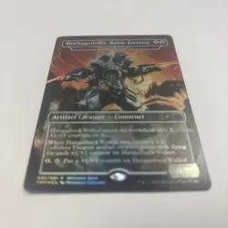 Hangarback Walker Mechagodzilla, Battle Fortress Foil Love Your LGS LP MTG 001 - Image 2