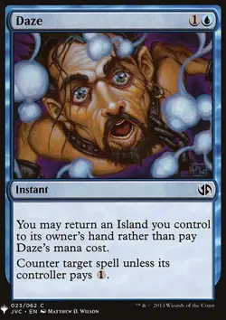 MTG Magic the Gathering Daze (342/1703) Mystery Booster LP - Image 1