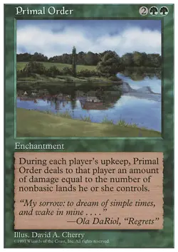 MTG Magic the Gathering Primal Order (318/460) Fifth Edition LP - Image 1