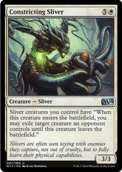 Constricting Sliver 007/269 2015 Core Set MTG Uncommon - Image 1