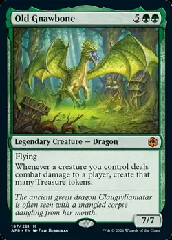Light Play, English MTG Regular Old Gnawbone Adventures in the Forgotten Realms - Image 1
