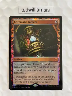 Chromatic Lantern Masterpiece Series: Kaladesh Inventions Foil LP/NM - Image 1