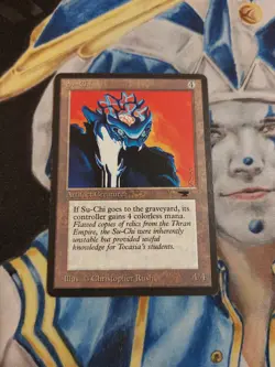 Su-Chi MTG Antiquities Uncommon Artifact Creature Slightly Played x1 GG6 - Image 2