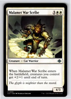 Malamet War Scribe U The Lost Caverns of Ixalan # 21 NM Normal - Image 1