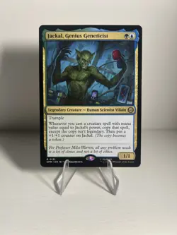 Jackal Genius Geneticist #0131 MTG Marvel's Spider-Man Magic The Gathering - Image 1