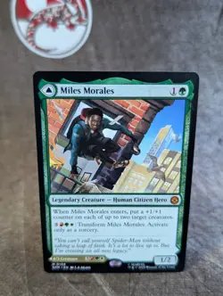 MTG, Miles Morales (#0108) Spider-Man, Double Sided, Non-Foil, NM Rare - Image 1