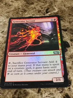 GENERATOR SERVANT Magic MTG M15 Core Set Foil LP - Image 1