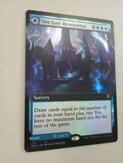 MTG Sea Gate Restoration (Extended Art) Zendikar Rising Foil Magic NM - Image 2