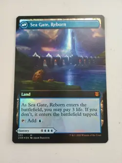 MTG Sea Gate Restoration (Extended Art) Zendikar Rising Foil Magic NM - Image 3