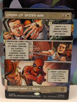 Origin Of Spider-Man Rare Magic The Gathering MTG Marvel's Spider-Man 218 -NM - Image 1