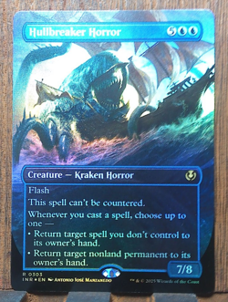 MTG Hullbreaker Horror ( FOIL Borderless ) Innistrad Remastered NEAR MINT... - Image 1