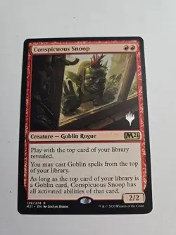 Conspicuous Snoop (promo) x1 MTG ENGLISH Rare Check My Store! - Image 1