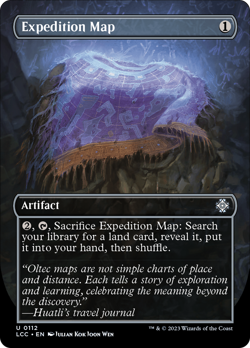Expedition Map (Borderless) The Lost Caverns of Ixalan Commander Near Mint - Image 1