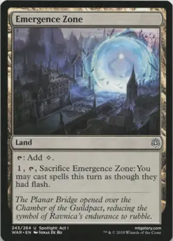 Emergence Zone U War of the Spark 245 LP-NM MTG - Image 1
