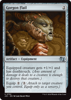 Gorgon Flail #752 | Near Mint | Foundations Jumpstart Magic MTG - Image 1
