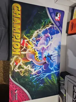Raging Bolt League Cup Champion Playmat Pokemon - Image 1