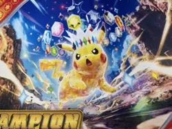 Play! Pokemon Tera Pikachu League Cup Champion Playmat TCG Play Mat Brand New - Image 2