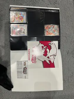 White Flare Binder Not Complete - Includes Most of the Full Arts - Image 1